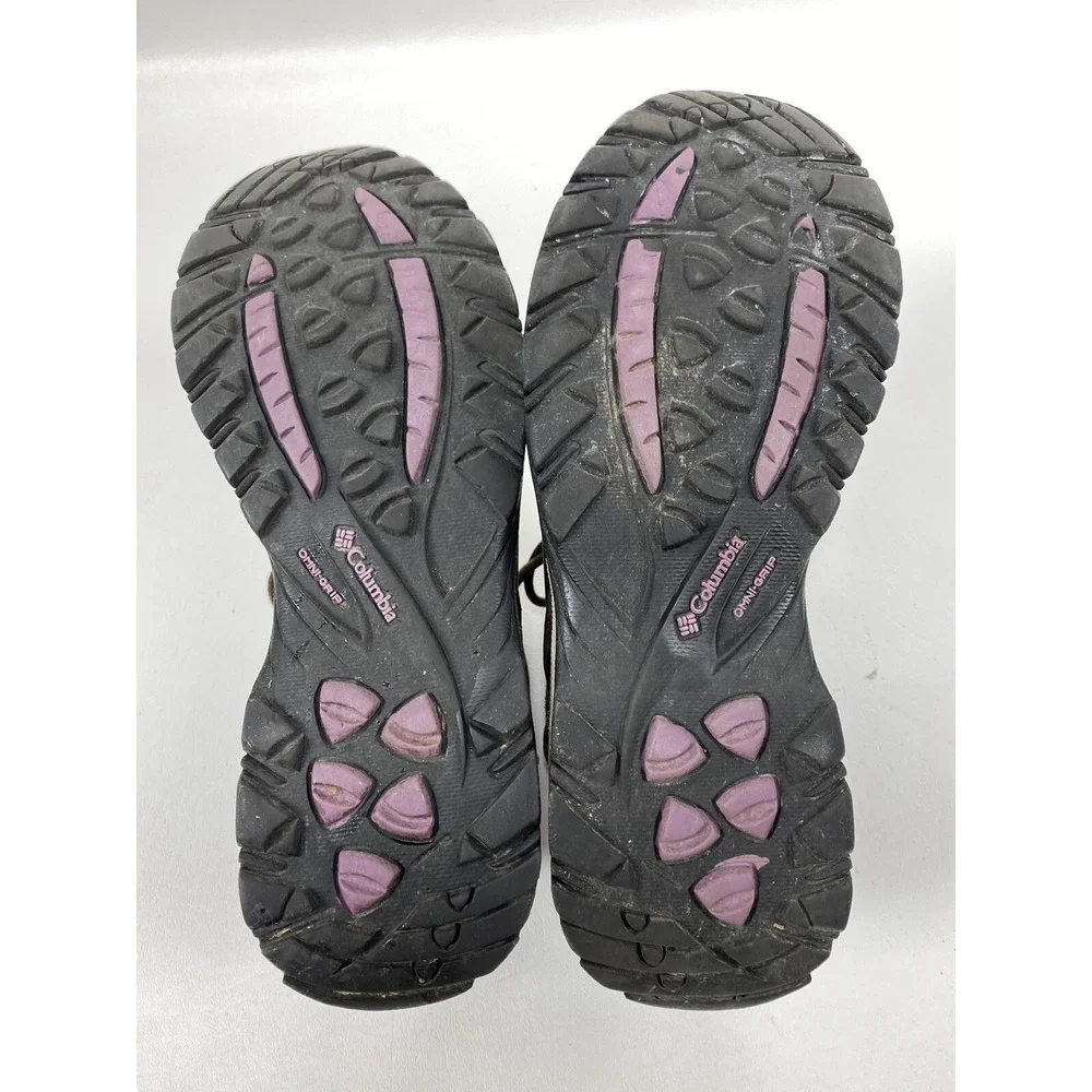 Columbia Waterproof Hiking Boots Newton Ridge Plus Brown Women's Size 11 BL3783
